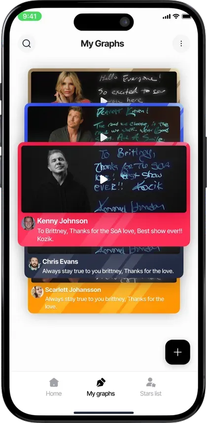 Bluelight Studio mobile app mockup 10
